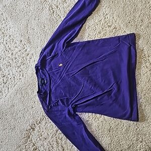 Boys size 5 Polo Ralph Lauren long sleeve purple shirt